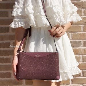 Kate Spade glitter crossbody purse 🍒